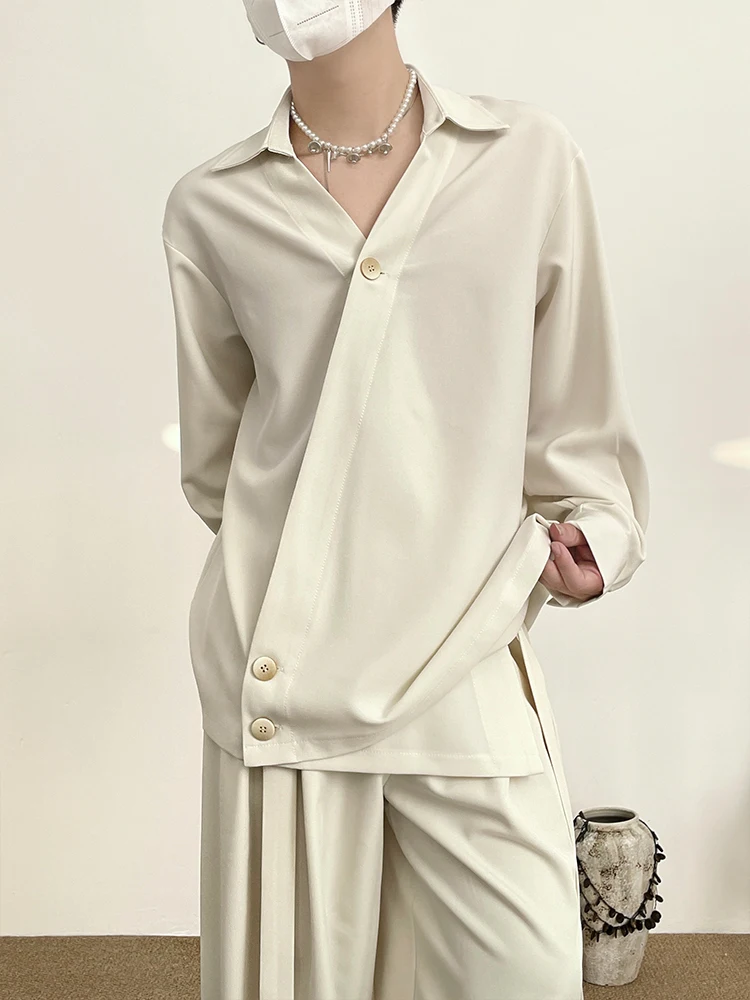 SuperAen Korean Style Turn-down Collar Long-sleeved Casual Shirt for Women Autumn New Asymmetrical Single Breasted Loose Shirts
SuperAen Korean Style Turn-down Collar Long-sleeved Casual Shirt for Women Autumn New Asymmetrical Single Breasted Loose Shirts