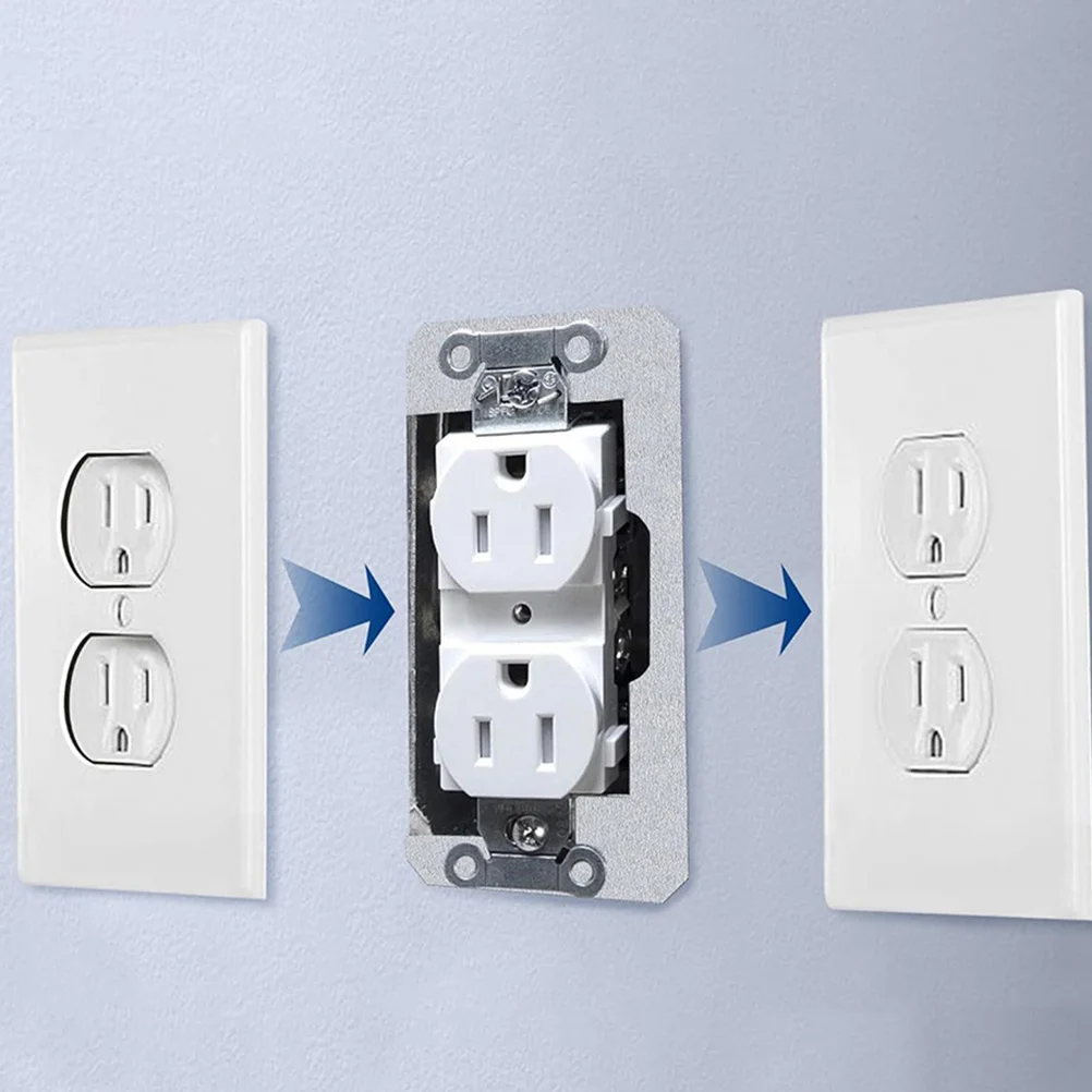 15Pcs Electrical Box Outlet Spacers Metal Leveler Plates Reliable Durable Socket Spacer Kit for Wall Plate Alignment
15Pcs Electrical Box Outlet Spacers Metal Leveler Plates Reliable Durable Socket Spacer Kit for Wall Plate Alignment