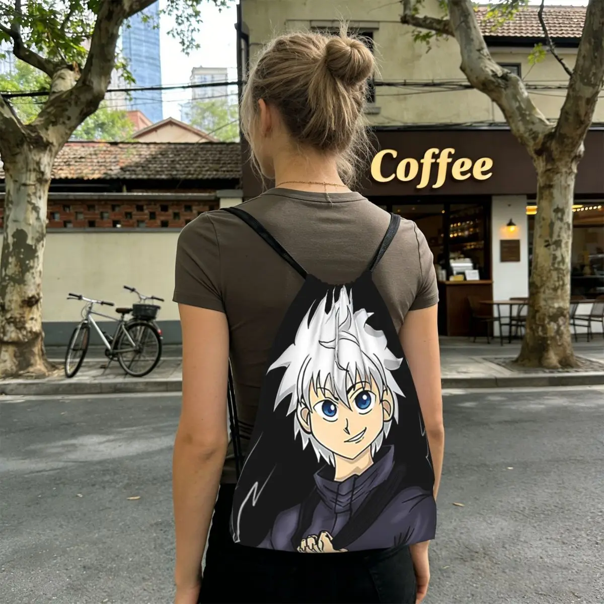 Killua Zoldyck Anime Hunter X Hunter Backpacks Portable Drawstring Bundle Pocket Shoes Bag Book Bags for Travel Students
Killua Zoldyck Anime Hunter X Hunter Backpacks Portable Drawstring Bundle Pocket Shoes Bag Book Bags for Travel Students