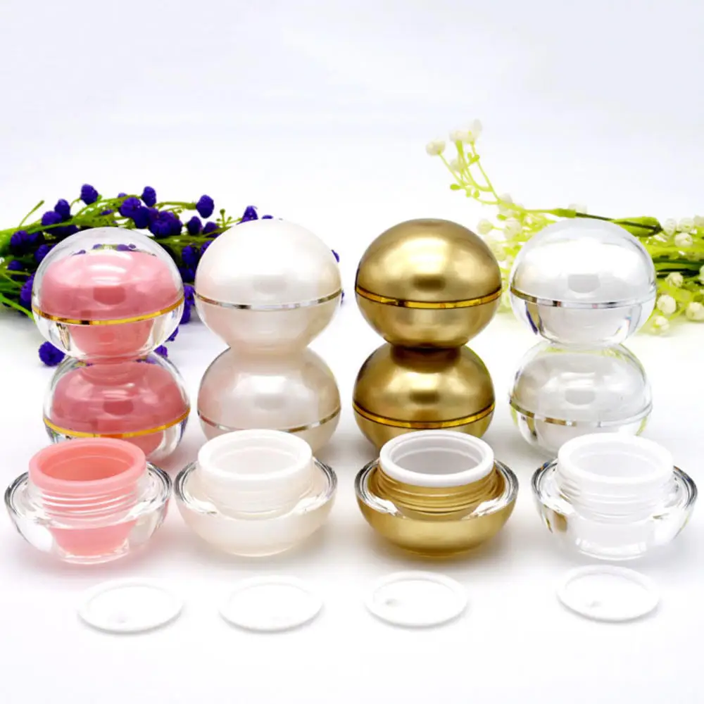 100Pcs 5/10g Round Ball Shaped Lip Balm Container Empty Crystal Lipstick Vial DIY Cosmetic Eyeshadow Box Eyeliner Jar
100Pcs 5/10g Round Ball Shaped Lip Balm Container Empty Crystal Lipstick Vial DIY Cosmetic Eyeshadow Box Eyeliner Jar