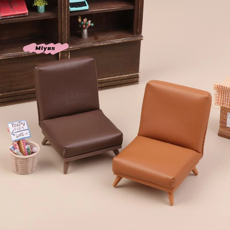 【M】1:12 Scale Dollhouse Miniature Single PU Leather Sofa Chair Doll House Living Room Furniture Model For DIY Scene Decoration
【M】1:12 Scale Dollhouse Miniature Single PU Leather Sofa Chair Doll House Living Room Furniture Model For DIY Scene Decoration