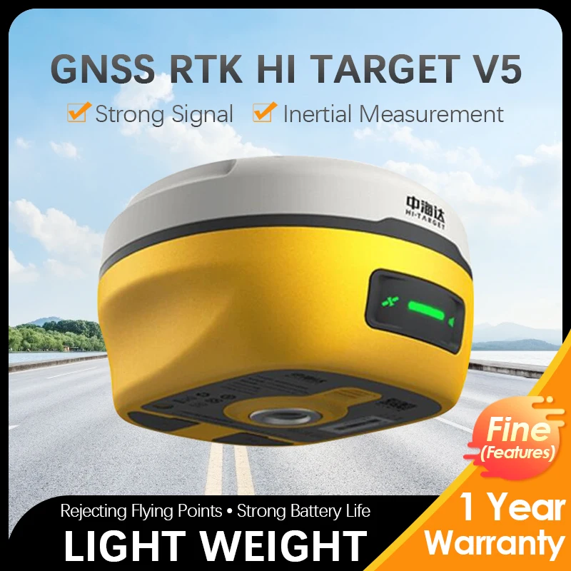 Efficient Gnss Receiver Fast Fixed Hi-Target V5 Rover with 3D Vision Survey Stakeout Base And Rover Gnss Receiver
Efficient Gnss Receiver Fast Fixed Hi-Target V5 Rover with 3D Vision Survey Stakeout Base And Rover Gnss Receiver