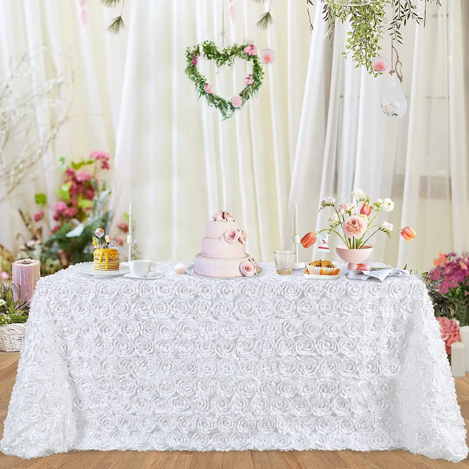 Satin Rose Flower Embroider Tablecloth Hotel Wedding Decoration Birthday Party Wrinkle-resistant Table Cover Wholesale
Satin Rose Flower Embroider Tablecloth Hotel Wedding Decoration Birthday Party Wrinkle-resistant Table Cover Wholesale