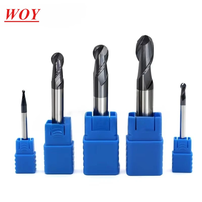 WOY Milling Cutter Alloy Coating Tungsten Steel Tool CNC Maching Hrc50 Ball Nose Endmills Top Milling Cutter Machine Endmill
WOY Milling Cutter Alloy Coating Tungsten Steel Tool CNC Maching Hrc50 Ball Nose Endmills Top Milling Cutter Machine Endmill