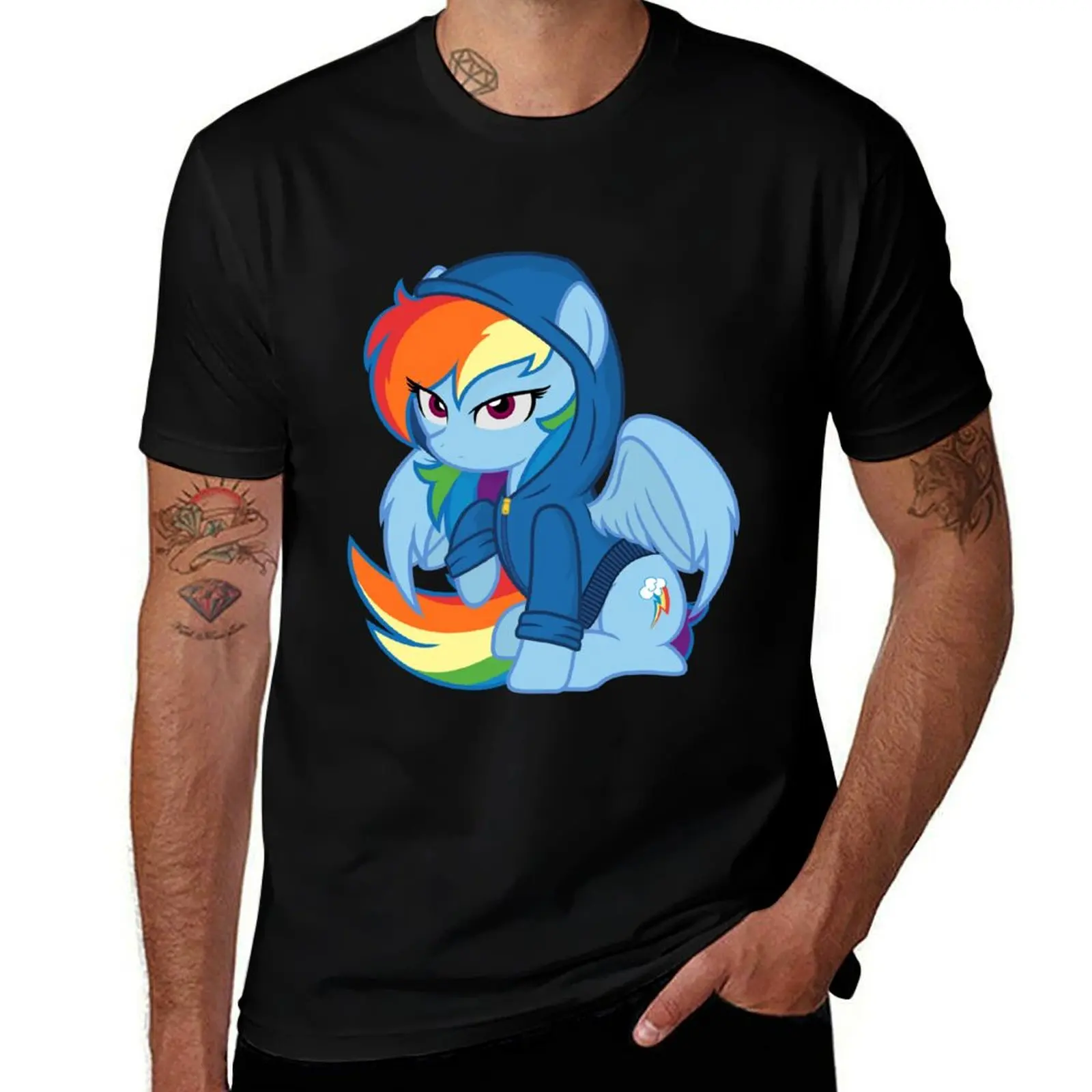 Rainbow Dash - hoodie T-Shirt boys whites street wear T-shirts oversize Short sleeve tee men
Rainbow Dash - hoodie T-Shirt boys whites street wear T-shirts oversize Short sleeve tee men