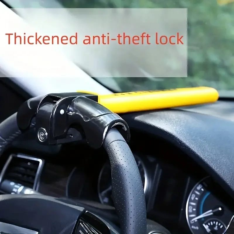 T-Shaped Anti-Theft Steering Wheel Lock for Cars, SUVs & Trucks - Enhanced Vehicle Security Accessory
T-Shaped Anti-Theft Steering Wheel Lock for Cars, SUVs & Trucks - Enhanced Vehicle Security Accessory