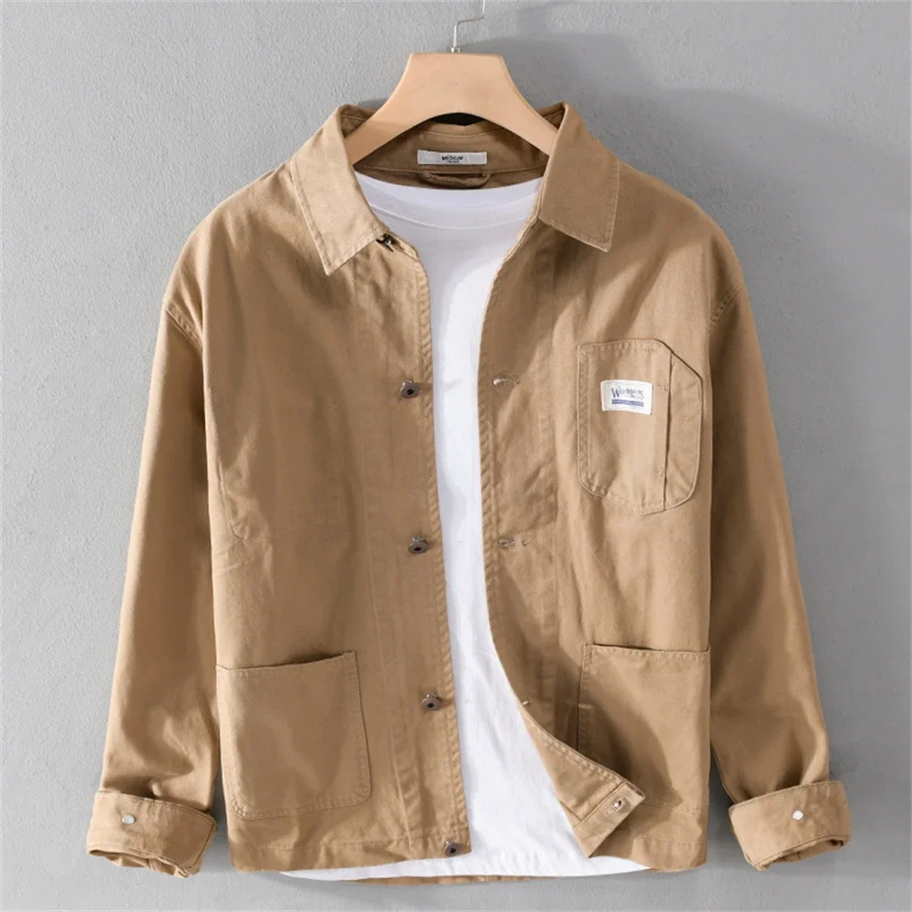 Workwear men tops vintage clothes cotton Long-sleeved shirts Autumn men's clothing fashion casual Young mens shirt outwear
Workwear men tops vintage clothes cotton Long-sleeved shirts Autumn men's clothing fashion casual Young mens shirt outwear