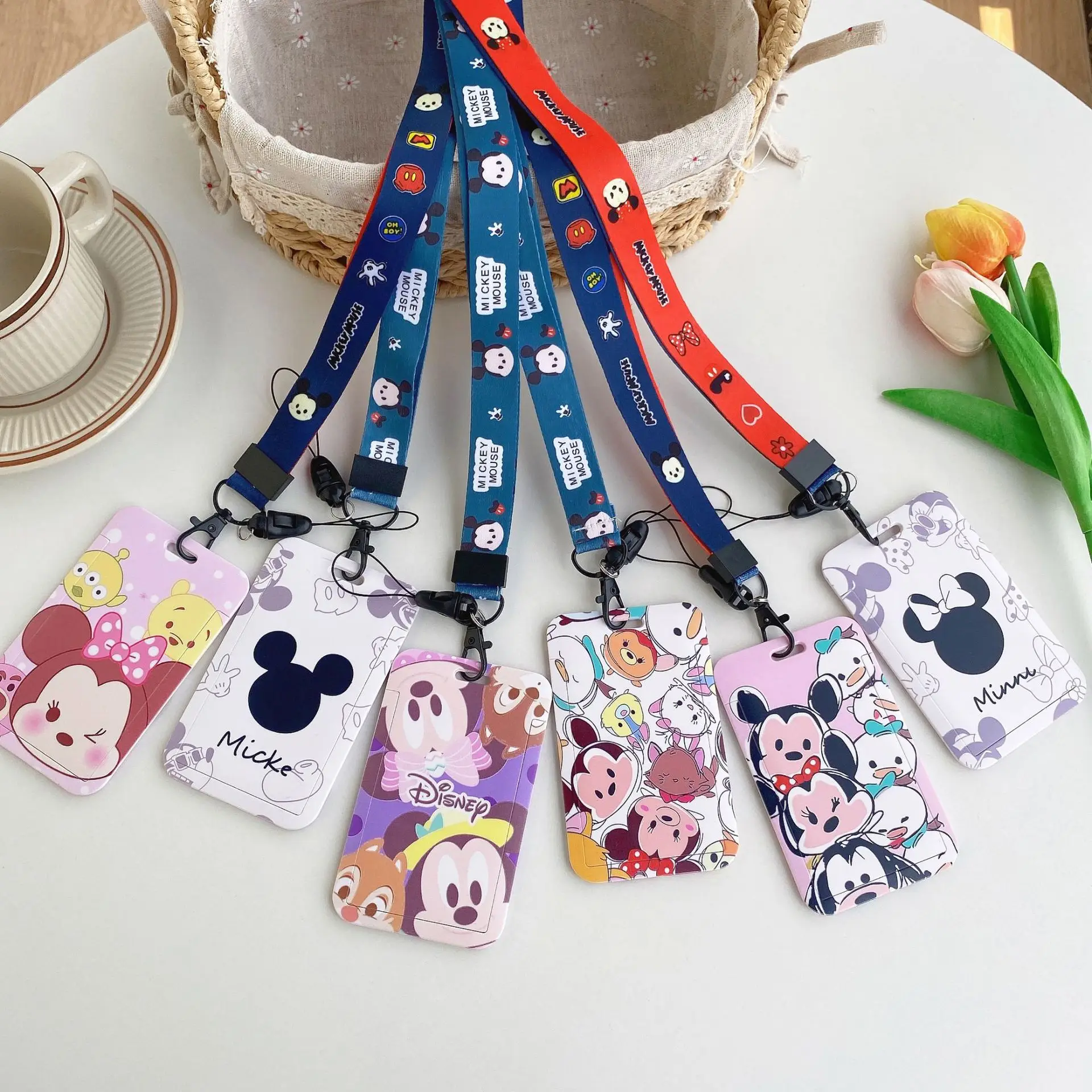 Disney Mickey Mouse Cartoon Friends Card Holder Lanyard Neck Strap ID Card Badge Holder DIY Hanging Rope Cosplay Accessories
Disney Mickey Mouse Cartoon Friends Card Holder Lanyard Neck Strap ID Card Badge Holder DIY Hanging Rope Cosplay Accessories