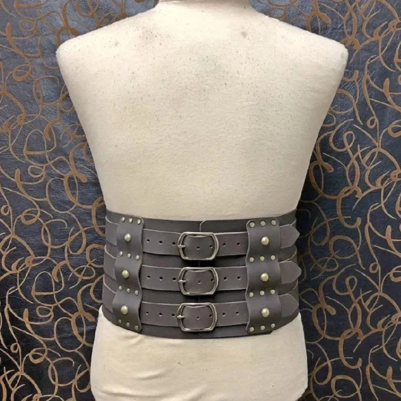Medieval Viking Pirate PU Leather Armor Belt Steampunk Waist Guards Vintage Buckle Waistband Costume Accessory For Larp Cosplay
Medieval Viking Pirate PU Leather Armor Belt Steampunk Waist Guards Vintage Buckle Waistband Costume Accessory For Larp Cosplay