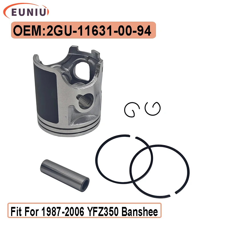 Motorcycle Engine Parts Piston kit for YMH Banshee 350 YFZ350 1987-2006 2GU-11631-00-94 ATV STD 64mm Standard Bore
Motorcycle Engine Parts Piston kit for YMH Banshee 350 YFZ350 1987-2006 2GU-11631-00-94 ATV STD 64mm Standard Bore