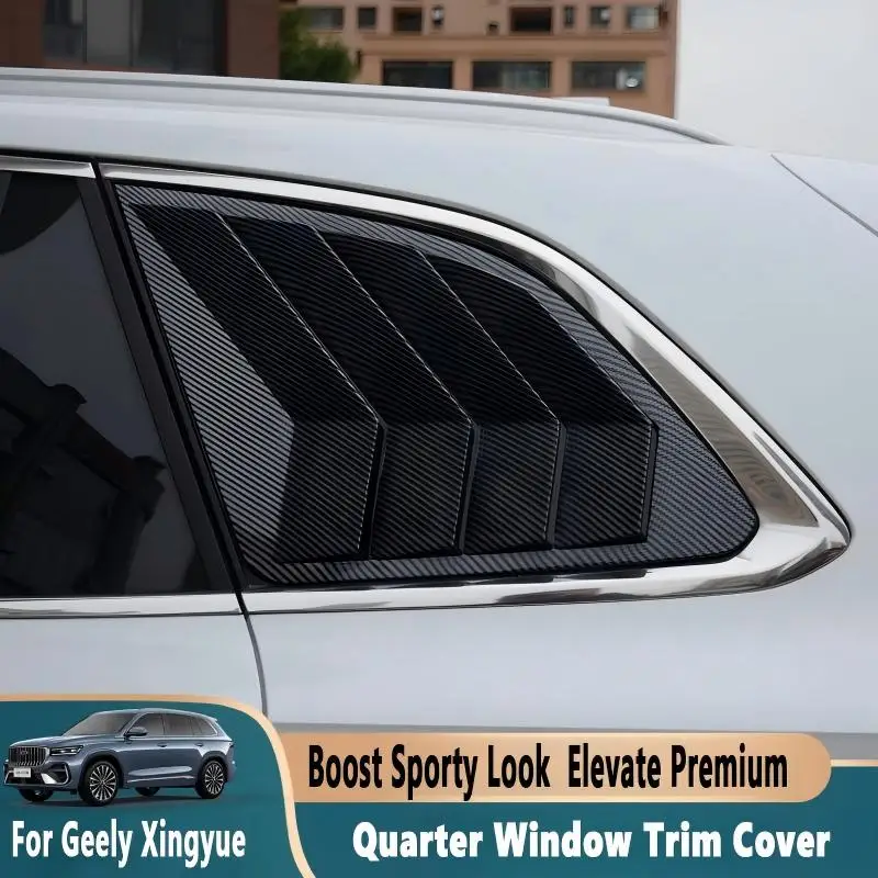 For Geely Tugella Xingyue FY11 2021-2024 Car Rear Spoiler Wing Side Window Triangle Trim Cover ABS OEM Fit Decorative Part
For Geely Tugella Xingyue FY11 2021-2024 Car Rear Spoiler Wing Side Window Triangle Trim Cover ABS OEM Fit Decorative Part