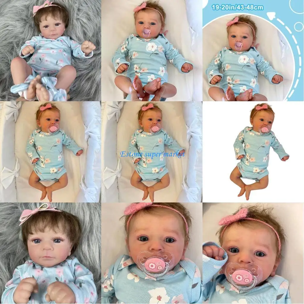 090B Reborns Baby Dolls with Realistic Veins,19 inch Newborns Baby Dolls,Lively Vinyls Silica Gel Reborns Dolls for Kids
090B Reborns Baby Dolls with Realistic Veins,19 inch Newborns Baby Dolls,Lively Vinyls Silica Gel Reborns Dolls for Kids