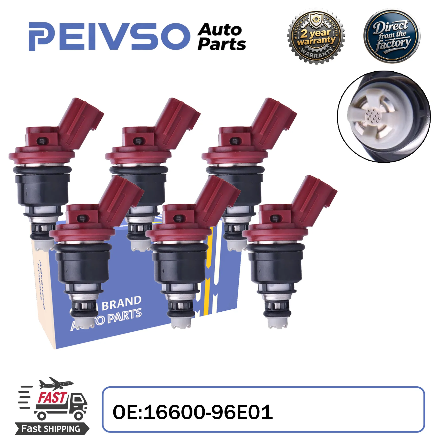 PEIVSO 6pcs/Lot Fuel Injectors A46-00 A4600 For Nissan 1992-1999 Maxima For Infiniti I30 1996-1999 3.0L 16600-96E01
PEIVSO 6pcs/Lot Fuel Injectors A46-00 A4600 For Nissan 1992-1999 Maxima For Infiniti I30 1996-1999 3.0L 16600-96E01
