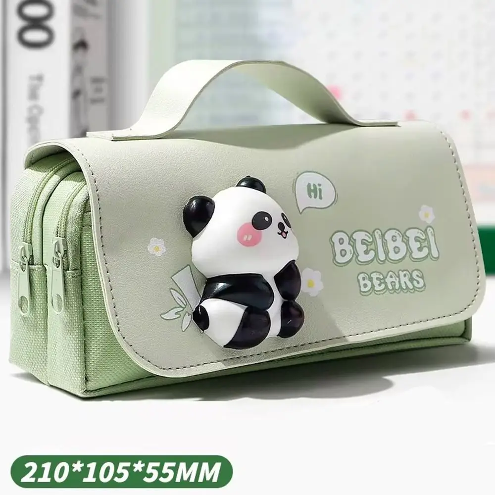 3-layer Fun Press Pen Bag Korean Capybara Panda Animal Pencil Bag Zipper Large Capacity Stationery Storage Bag Kids Gift
3-layer Fun Press Pen Bag Korean Capybara Panda Animal Pencil Bag Zipper Large Capacity Stationery Storage Bag Kids Gift