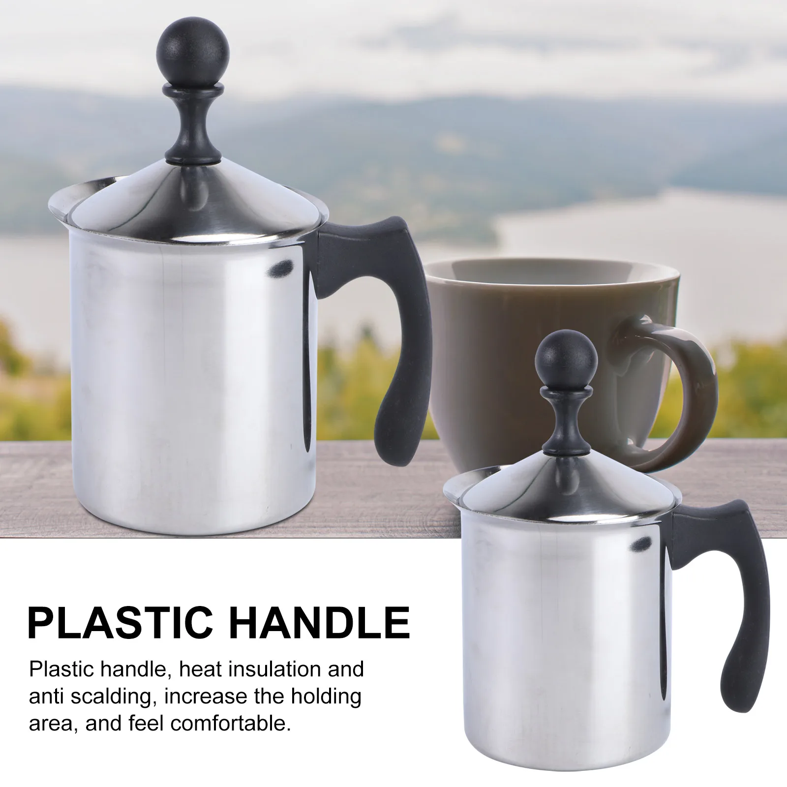 1pc Manual Frother Stainless Steel Hand Pump Milk Foamer Food Grade Rustproof Silent Ergonomic Handle Reusable Coffee Accessory 
1pc Manual Frother Stainless Steel Hand Pump Milk Foamer Food Grade Rustproof Silent Ergonomic Handle Reusable Coffee Accessory