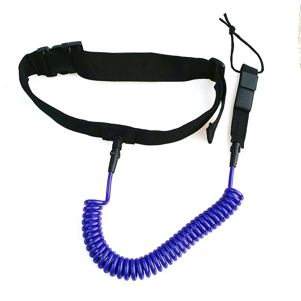 Waterproof SUP Leash Coiled Stretch Waist Belt Stainless Steel Cord for Surf Board and Stand Up Paddle Board Attachment
Waterproof SUP Leash Coiled Stretch Waist Belt Stainless Steel Cord for Surf Board and Stand Up Paddle Board Attachment