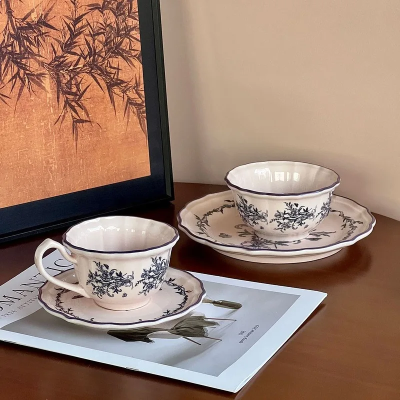 European Blue White Purple Orchid Pattern Porcelain Rice Bowl Coffee Cup Saucer Set Home Tableware Gift Ceramic Dinnerware
European Blue White Purple Orchid Pattern Porcelain Rice Bowl Coffee Cup Saucer Set Home Tableware Gift Ceramic Dinnerware