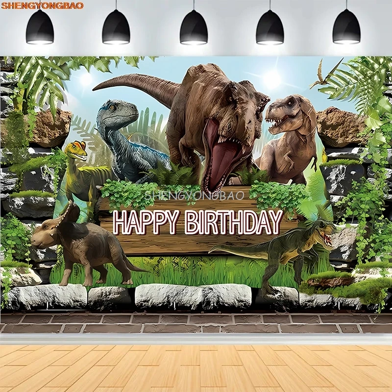 Woodland Jurassic Park Tropical Jungle Dinosaur Birthday Party Background Tyrannosauru Baby Shower Photography Backdrops XA-61
Woodland Jurassic Park Tropical Jungle Dinosaur Birthday Party Background Tyrannosauru Baby Shower Photography Backdrops XA-61