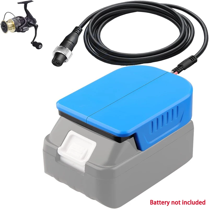 Fishing Reel Adapter for Makita 18V Li-ion Battery Work for Daiwa Tanacom 1000 Seaborg 500MJ for Shimano Plays Electric Reels
Fishing Reel Adapter for Makita 18V Li-ion Battery Work for Daiwa Tanacom 1000 Seaborg 500MJ for Shimano Plays Electric Reels