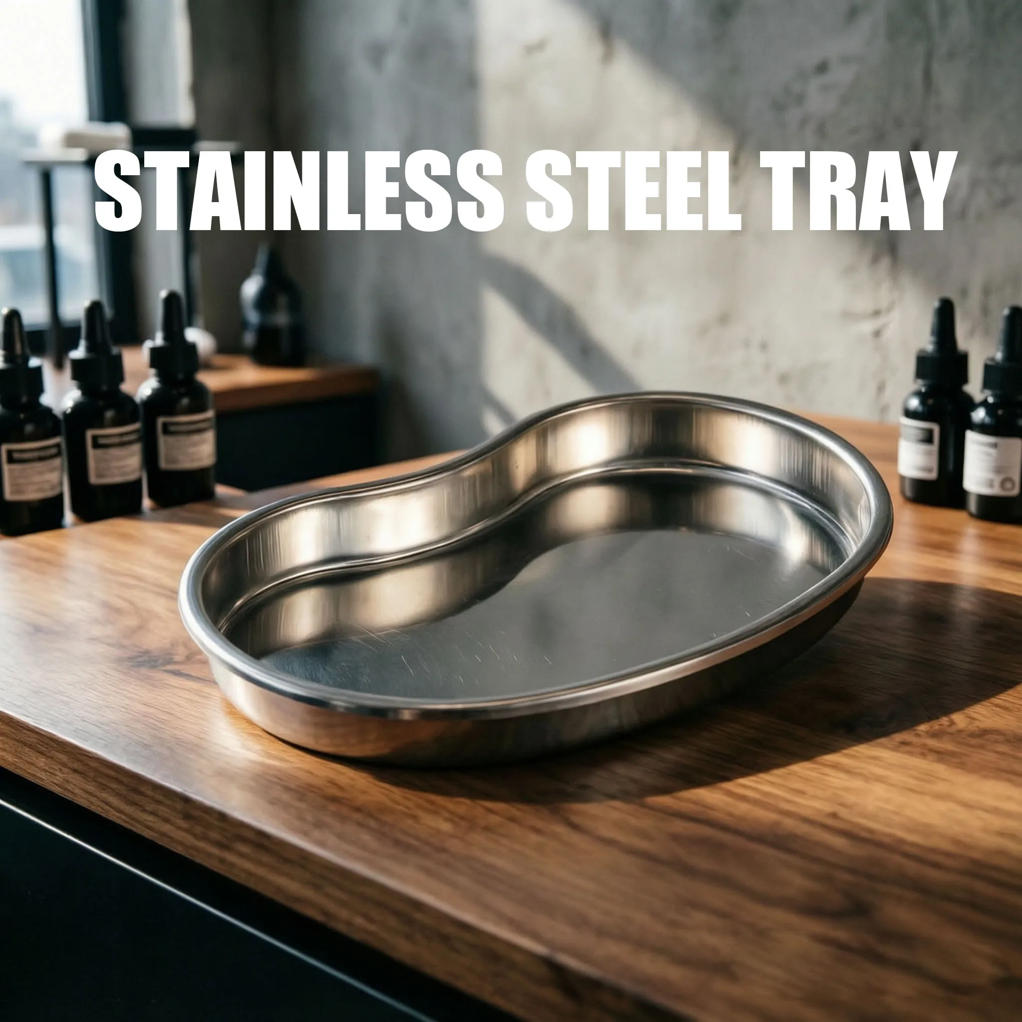 Stainless Steel Tray for Tattoo Accessories Sturdy Tattoo Ink Needle Pen Cosmetic Tattoo Tray
Stainless Steel Tray for Tattoo Accessories Sturdy Tattoo Ink Needle Pen Cosmetic Tattoo Tray