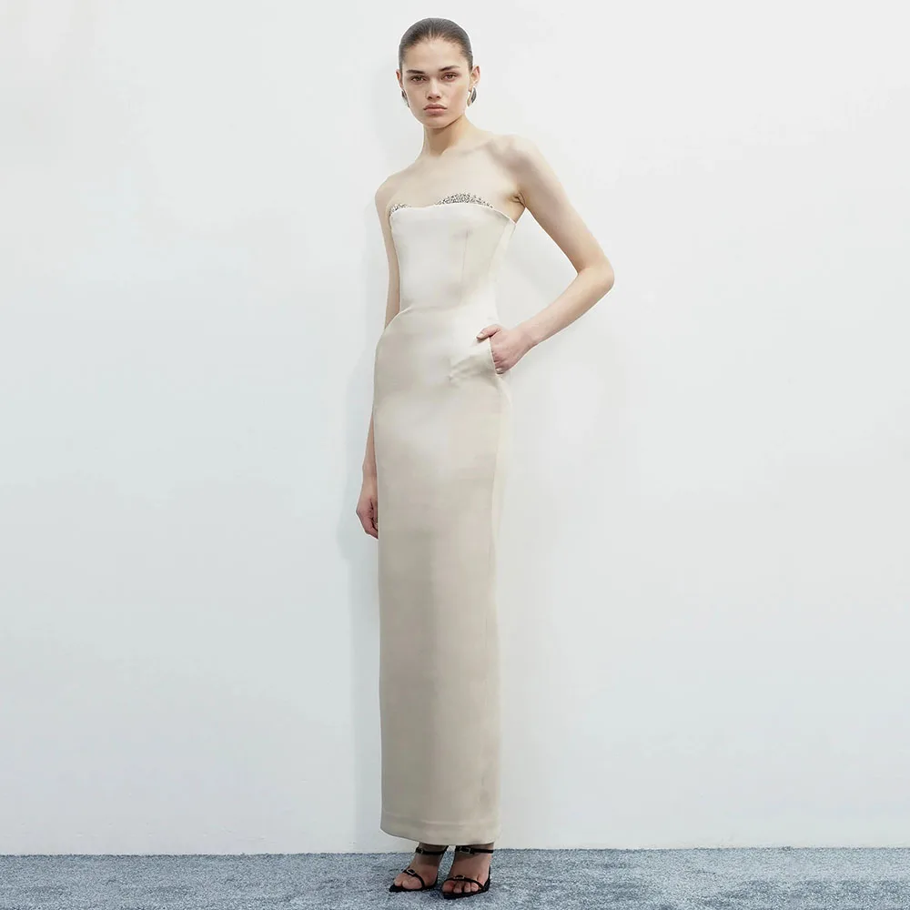 Customized Velvet Prom Dress Maxi Crystal Sweetheart Pockets Column Prom Gowns for Women Ankle Length Modern Cocktail Party Gown
Customized Velvet Prom Dress Maxi Crystal Sweetheart Pockets Column Prom Gowns for Women Ankle Length Modern Cocktail Party Gown