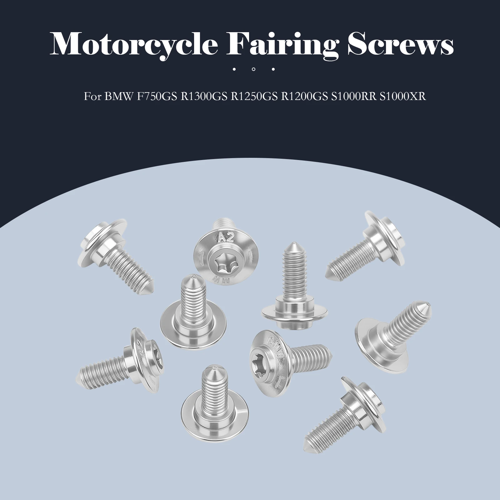 Fairing bolt For BMW Motorcycle S1000RR XR R HP4 R1200GS R1250 ADV RT RS RNINET K1600GTL C650GT C400 F750GS F850GS F900R XR
Fairing bolt For BMW Motorcycle S1000RR XR R HP4 R1200GS R1250 ADV RT RS RNINET K1600GTL C650GT C400 F750GS F850GS F900R XR