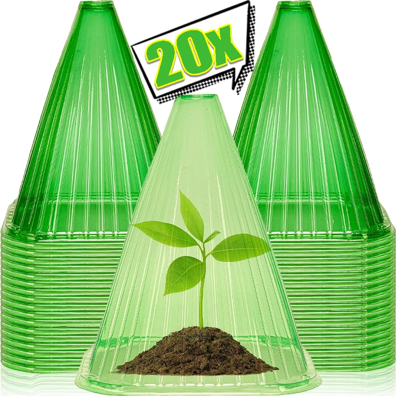 20/1x Plant Garden Protective Cover Protected From Insects and Frost Weather Garden Accessories for Lawn Care Plastic Bell Cover
20/1x Plant Garden Protective Cover Protected From Insects and Frost Weather Garden Accessories for Lawn Care Plastic Bell Cover