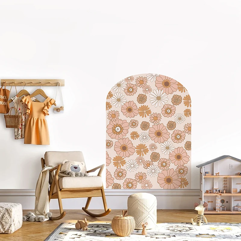 Arched Daisy Floral Home Background Decoration Wall Sticker Self-Adhesive Art Flower Wall Decals for Living Room Interior Decor
Arched Daisy Floral Home Background Decoration Wall Sticker Self-Adhesive Art Flower Wall Decals for Living Room Interior Decor