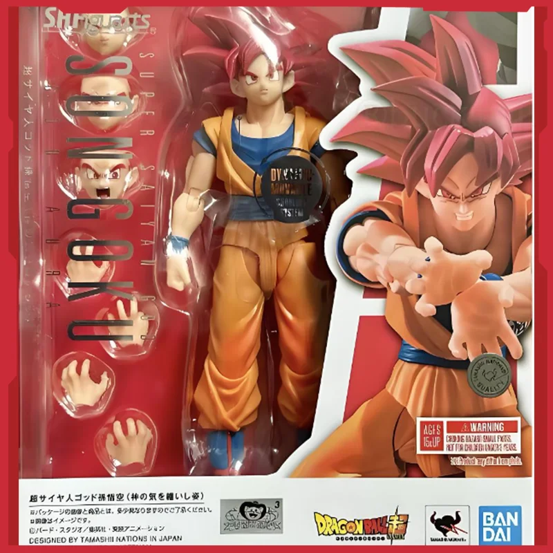In Stock Bandai Dragon Ball Anime Figures Son Goku Action Figure Red Hair Figurine PVC ABS Material Full Articulation Display
In Stock Bandai Dragon Ball Anime Figures Son Goku Action Figure Red Hair Figurine PVC ABS Material Full Articulation Display