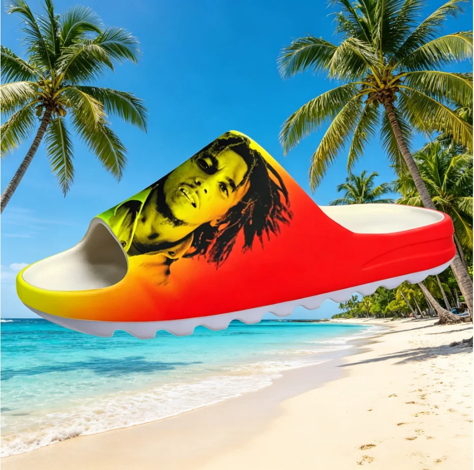 Bob Marley Custom Coconut Slippers Reggae Music Print Soft Sole Anti Slip Unisex Summer Beach Slippers
Bob Marley Custom Coconut Slippers Reggae Music Print Soft Sole Anti Slip Unisex Summer Beach Slippers