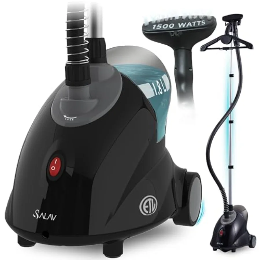 GS18-DJ Standing Garment Steamer with Roll Wheels for Easy Movement 1.8L Water Tank for 1 Hour Continuous Steaming Adjustable P
GS18-DJ Standing Garment Steamer with Roll Wheels for Easy Movement 1.8L Water Tank for 1 Hour Continuous Steaming Adjustable P