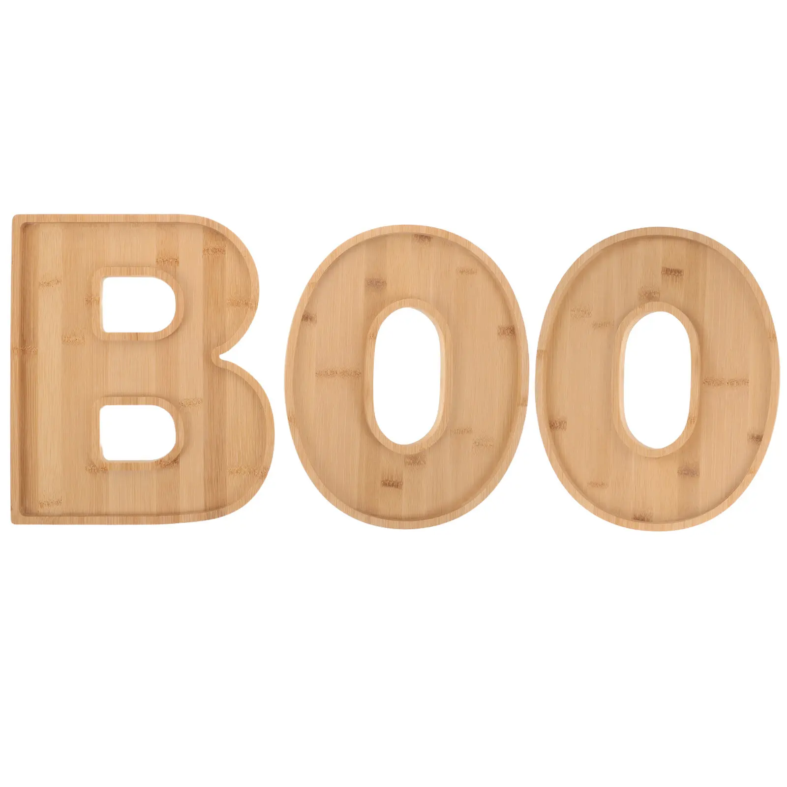 Wooden Halloween Serving Tray Set 3Pcs Fruit Cheese Board Charcuterie Snack Dish bOO Theme Party Platter Bamboo Style
Wooden Halloween Serving Tray Set 3Pcs Fruit Cheese Board Charcuterie Snack Dish bOO Theme Party Platter Bamboo Style