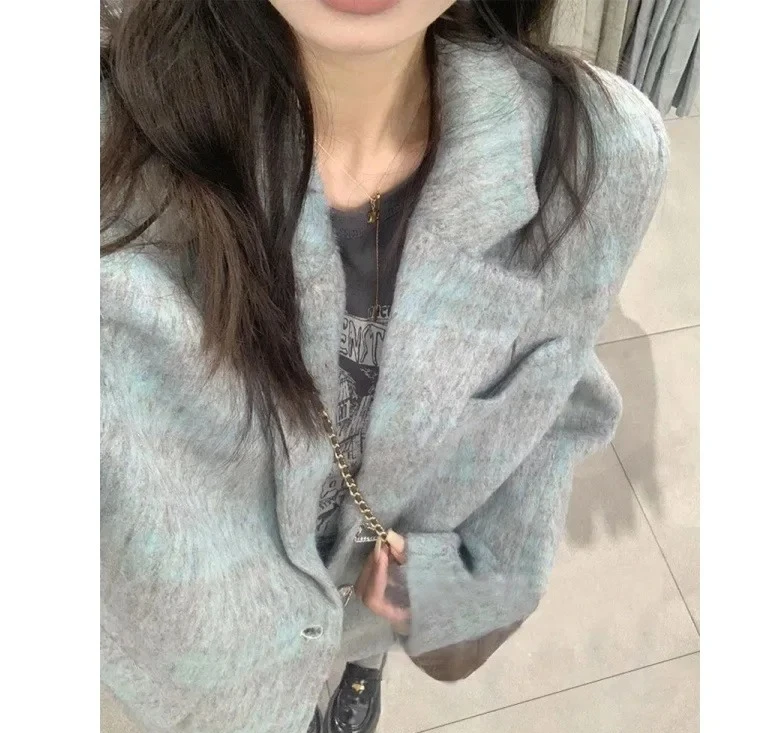 Модное винтажное шерстяное пальто в клетку, женское осенне-зимнее свободное платье высокого класса в шотландском стиле, топ
Модное винтажное шерстяное пальто в клетку, женское осенне-зимнее свободное платье высокого класса в шотландском стиле, топ