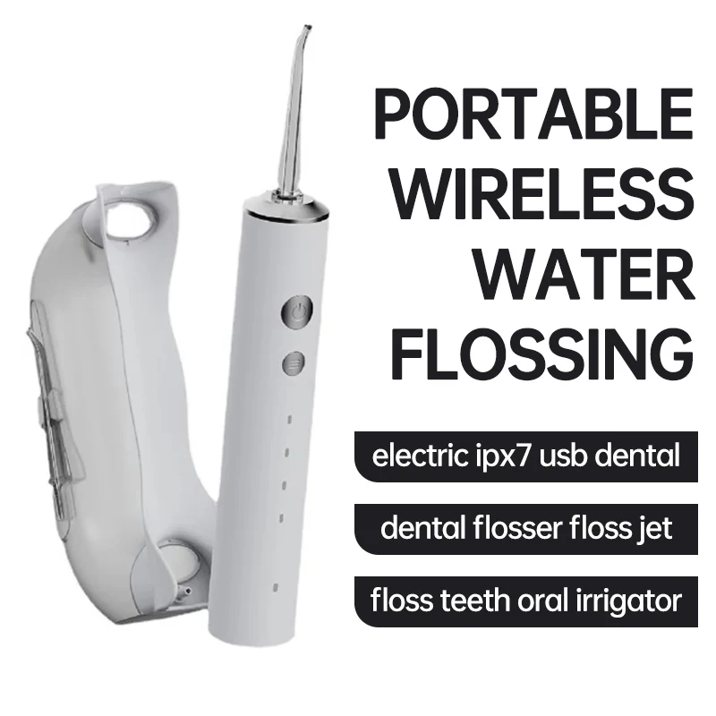 portable wireless water flossing electric ipx7 usb dental dental flosser floss jet floss teeth oral irrigator
portable wireless water flossing electric ipx7 usb dental dental flosser floss jet floss teeth oral irrigator