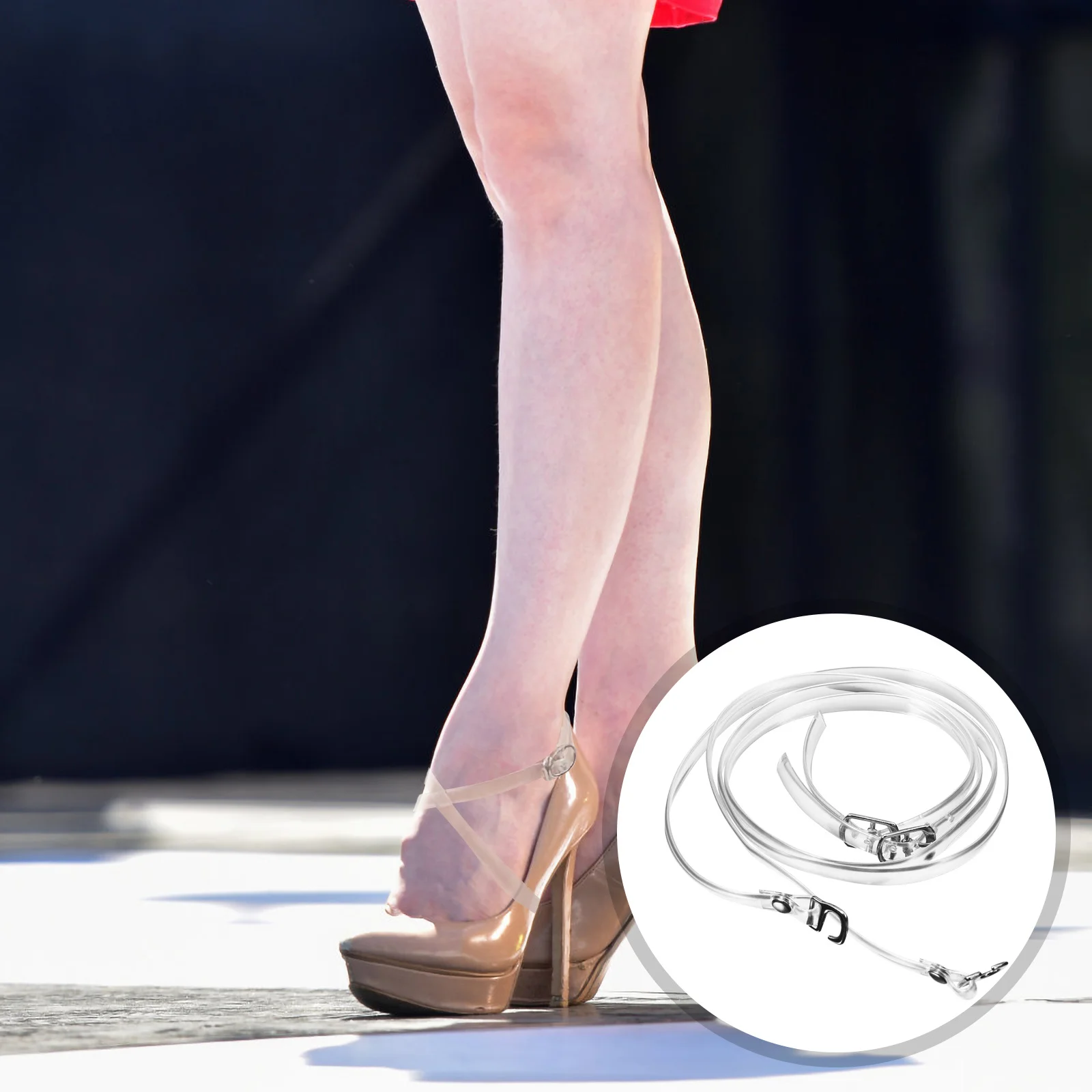 1Pair Anti-Slip High-Heel Shoe Straps Invisible Shoelaces for High Heels Fixing Shoes Strap Elastic Tpu Non-Slip Shoelace Buckle
1Pair Anti-Slip High-Heel Shoe Straps Invisible Shoelaces for High Heels Fixing Shoes Strap Elastic Tpu Non-Slip Shoelace Buckle