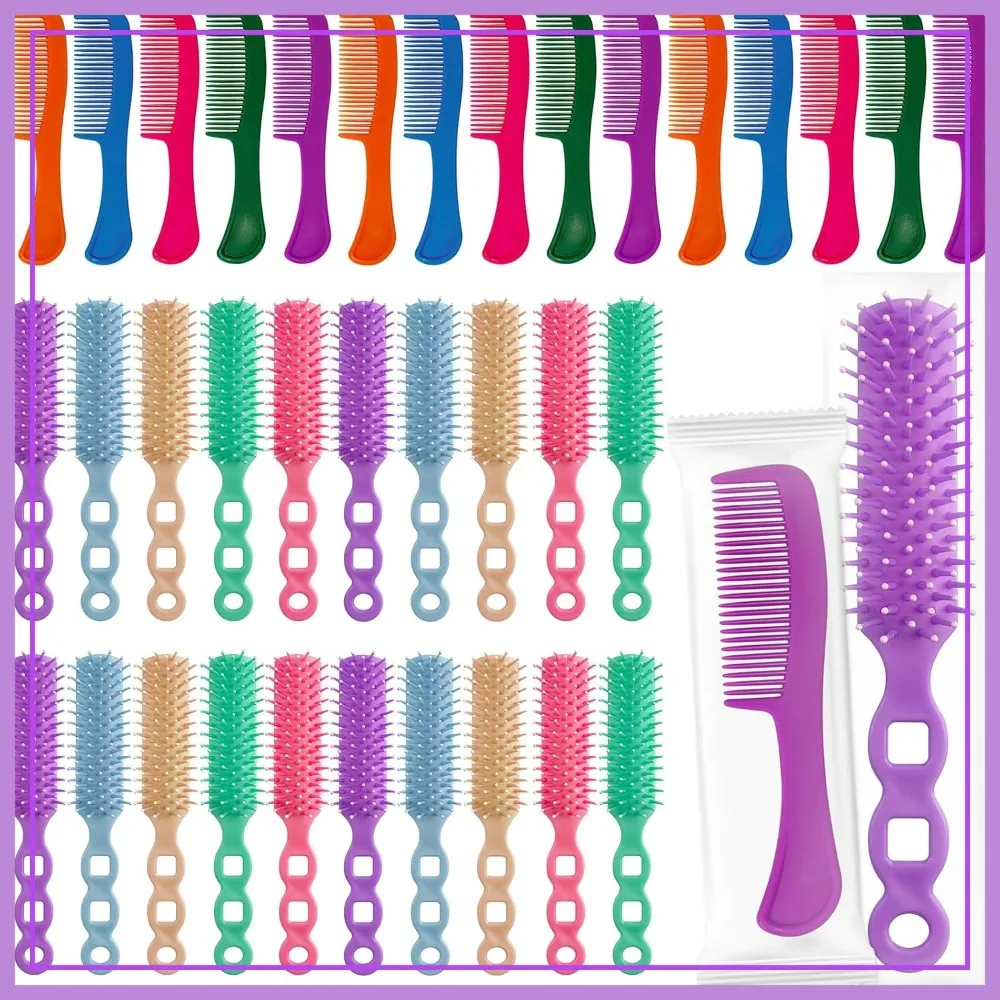 Bulk Hair Brush and Comb Set Individually Wrapped Travel Combs for Women, Homeless, Charity, Multicolor 50-Piece
Bulk Hair Brush and Comb Set Individually Wrapped Travel Combs for Women, Homeless, Charity, Multicolor 50-Piece