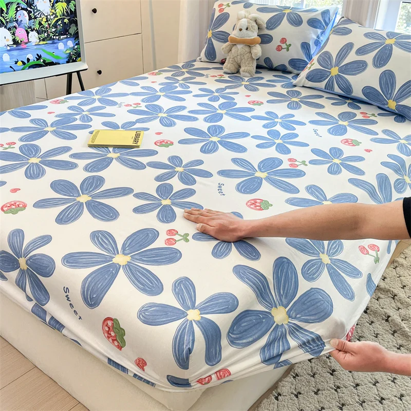 2025 New Cotton Printed Bed Hat Skin-friendly Breathable Mattress Cover 360 Degree Wrap with Elastic Bedspread 90x200 120x200
2025 New Cotton Printed Bed Hat Skin-friendly Breathable Mattress Cover 360 Degree Wrap with Elastic Bedspread 90x200 120x200