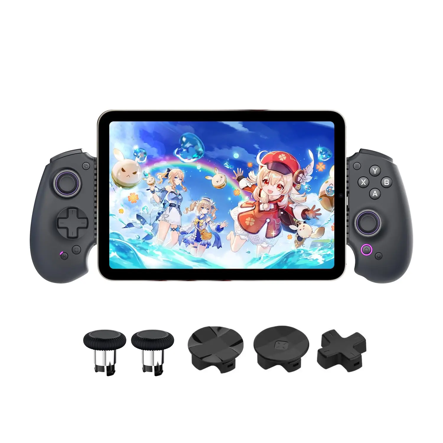 Full-Size Bluetooth Type-C Mobile Gaming Controller for Switch iPhone iPad Android Devices, Wireless Gamepad with Hall Joystick
Full-Size Bluetooth Type-C Mobile Gaming Controller for Switch iPhone iPad Android Devices, Wireless Gamepad with Hall Joystick