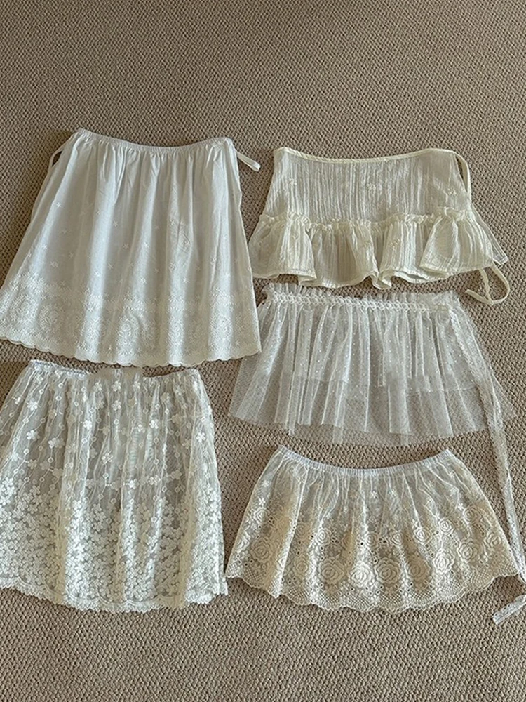 Korean Style Lace Apron Skirt Women's Spring 2026 New Half Skirt with Belted Overlap Design Butt Covering Fake Hem Curtain
Korean Style Lace Apron Skirt Women's Spring 2026 New Half Skirt with Belted Overlap Design Butt Covering Fake Hem Curtain