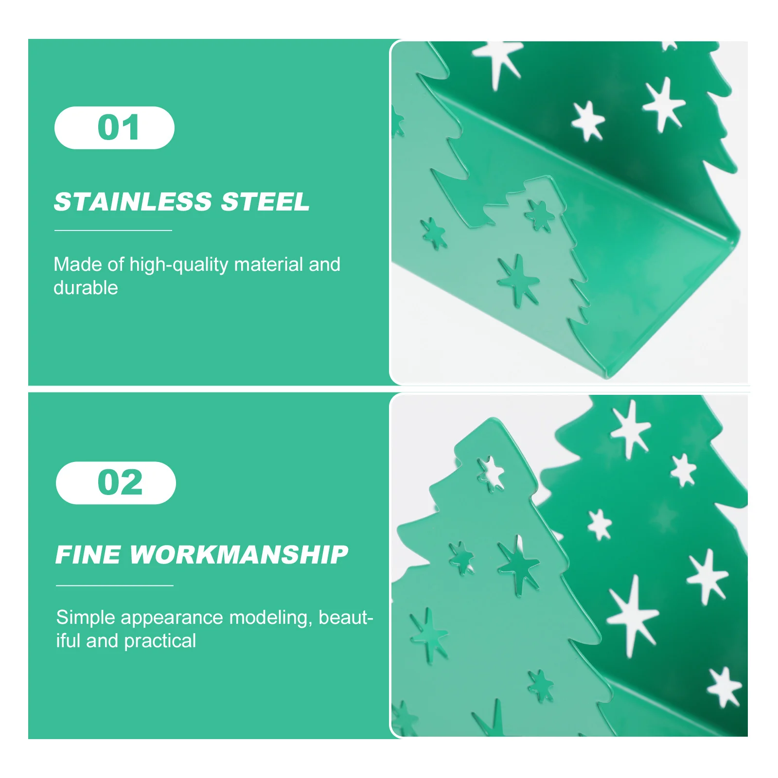 1Pcs Christmas Tree Stainless Steel Napkin Holder Creative Tissue Rack Paper Organizer for Home Restaurant Use
1Pcs Christmas Tree Stainless Steel Napkin Holder Creative Tissue Rack Paper Organizer for Home Restaurant Use