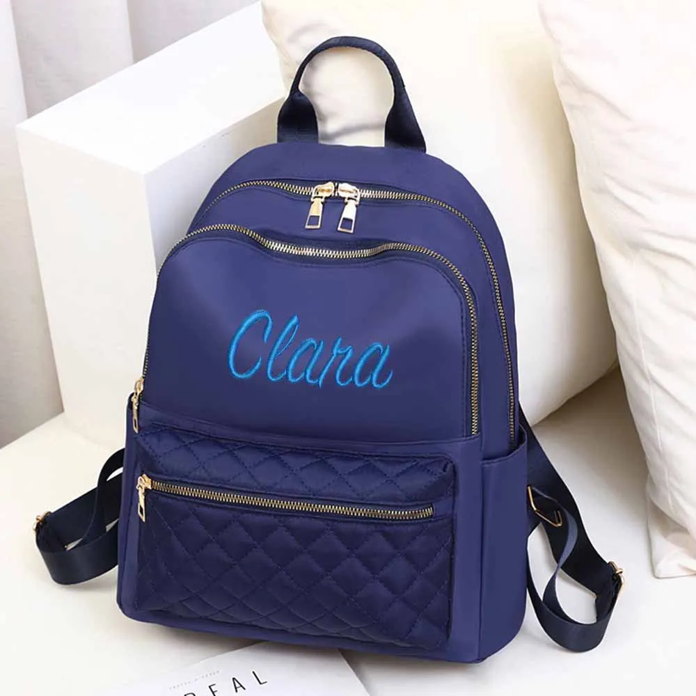 Embroidered Name Retro High School Student PU Bag Custom Personalized Simple Solid Color Soft Leather Large Capacity Backpack
Embroidered Name Retro High School Student PU Bag Custom Personalized Simple Solid Color Soft Leather Large Capacity Backpack