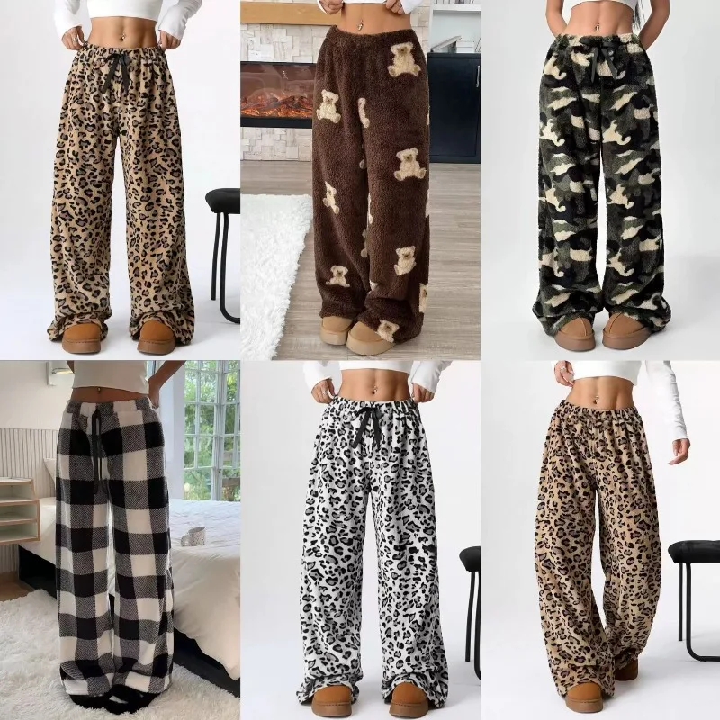 Новые женские повседневные брюки в европейском и американском стиле, популярные брюки с леопардовым принтом, широкие брюки, все размеры.
Новые женские повседневные брюки в европейском и американском стиле, популярные брюки с леопардовым принтом, широкие брюки, все размеры.