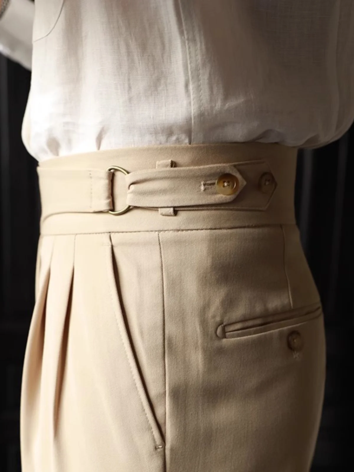 High Waist Straight Leg Men's Busin Casual Pants Autumn Neapolitan Drape Iron Free Tailored Suit Trousers Pure Color
High Waist Straight Leg Men's Busin Casual Pants Autumn Neapolitan Drape Iron Free Tailored Suit Trousers Pure Color