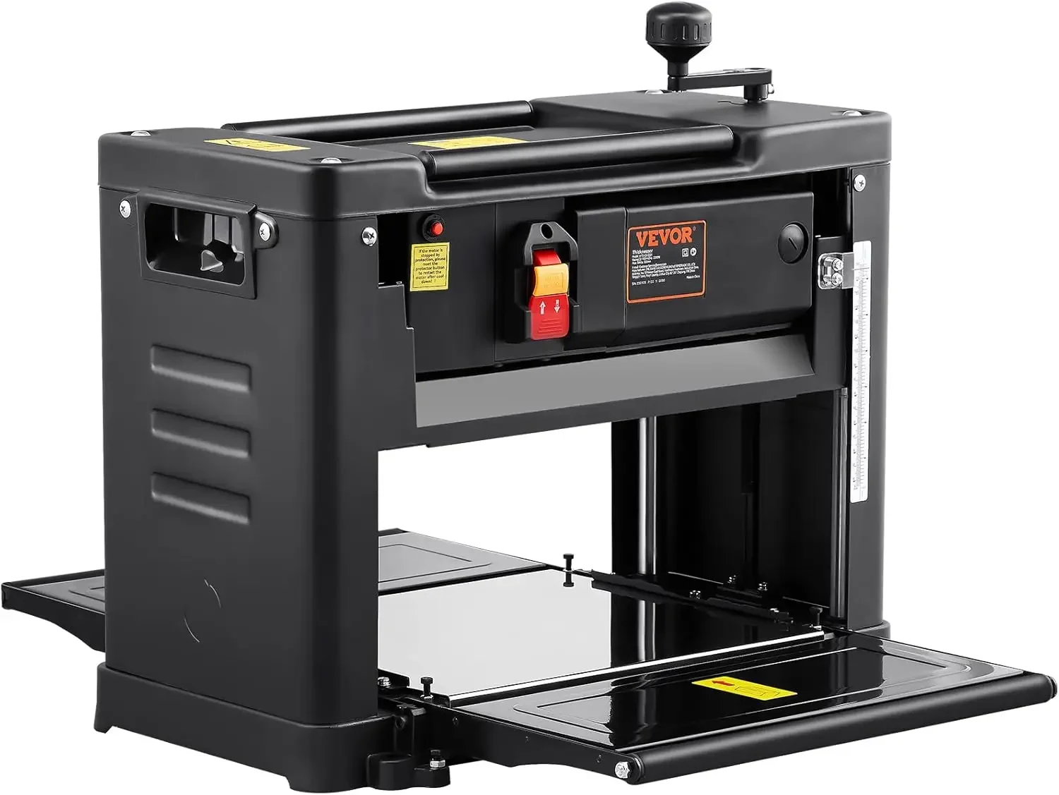 Thickness Planer, Two-Blade, 13" Width Worktable Benchtop Planer, 15-Amp 1800W Powerful Motor, 12" Extended Infeeding Table, Low
Thickness Planer, Two-Blade, 13" Width Worktable Benchtop Planer, 15-Amp 1800W Powerful Motor, 12" Extended Infeeding Table, Low
