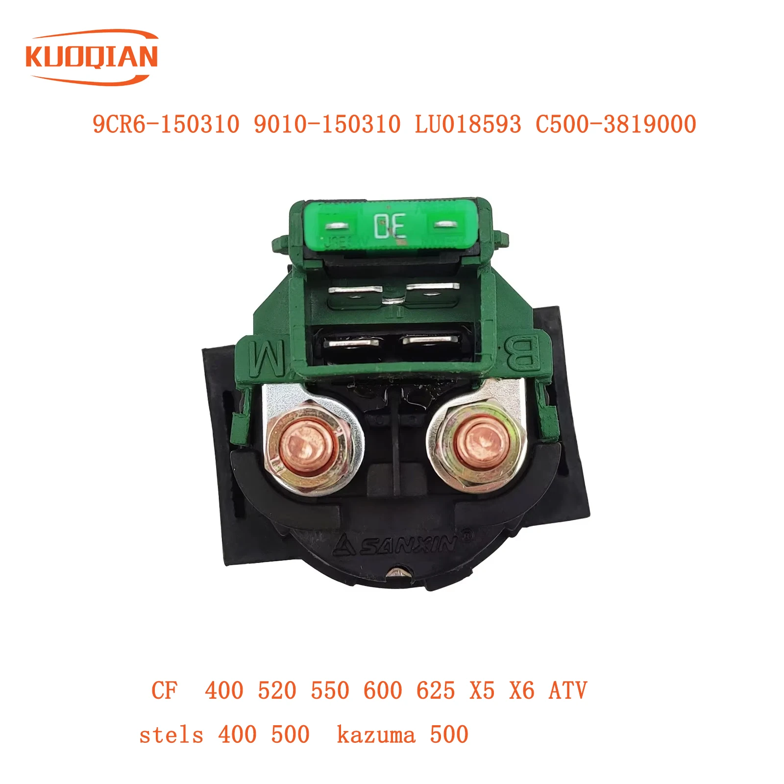 High-quality Starer Relay For CF 400 520 550 600 625 X5 X6 ATV 9CR6-150310 9010-150310 LU018593 C500-3819000
High-quality Starer Relay For CF 400 520 550 600 625 X5 X6 ATV 9CR6-150310 9010-150310 LU018593 C500-3819000