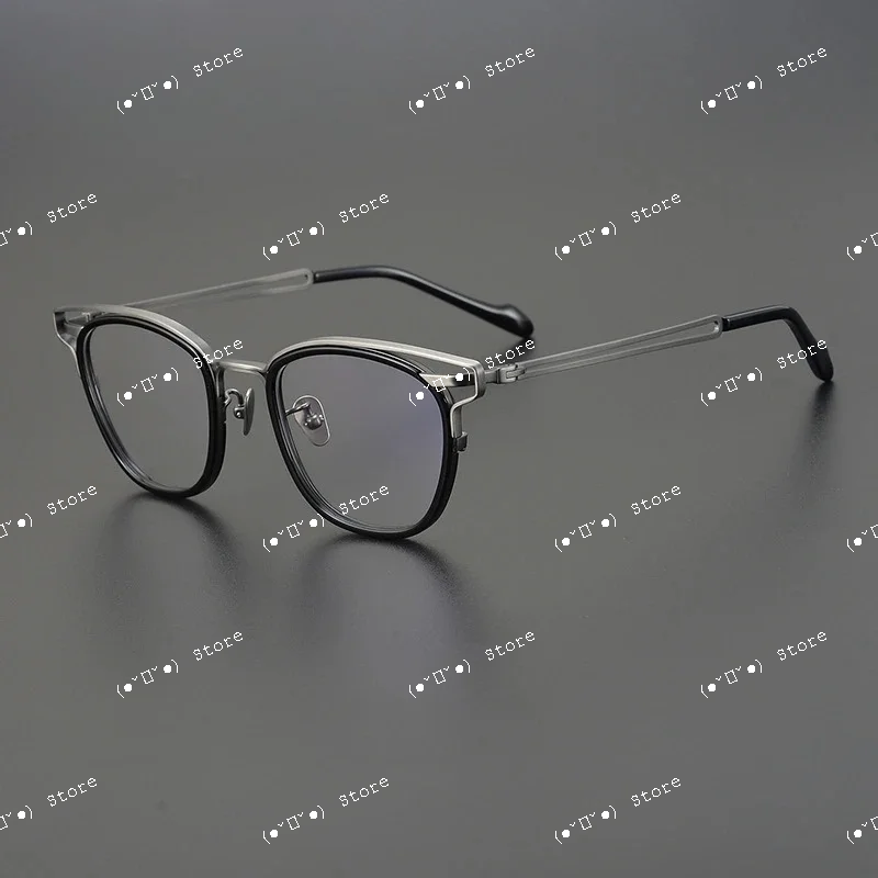Japanese Handmade Titanium Acetate Eyeglass Frames for Men Retro Butterfly Square Prescription Eyeglasses Brand Designer Eyewear
Japanese Handmade Titanium Acetate Eyeglass Frames for Men Retro Butterfly Square Prescription Eyeglasses Brand Designer Eyewear