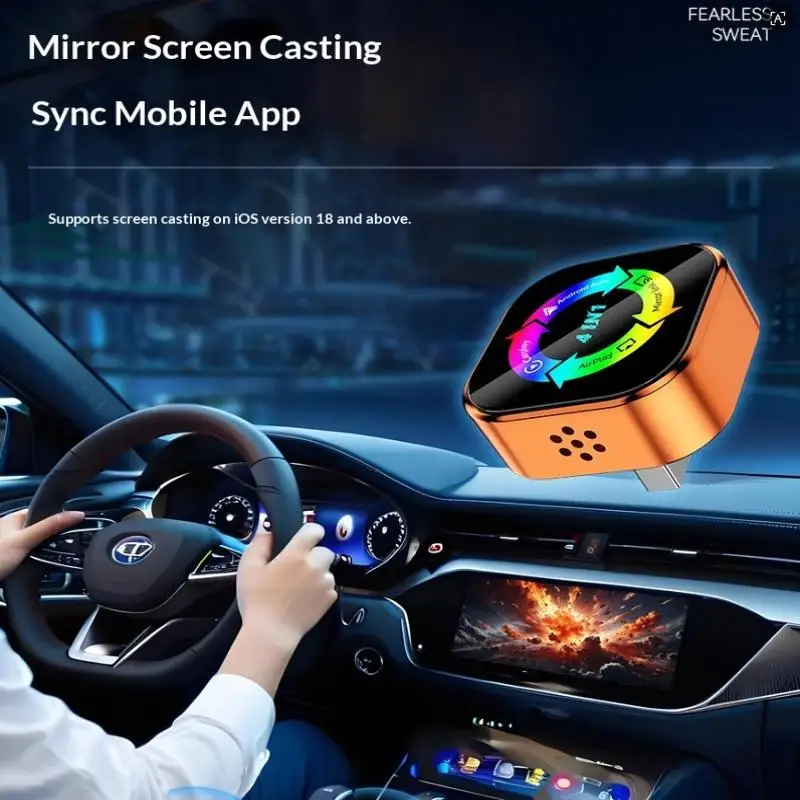 Беспроводной адаптер Android Auto Carplay 4-в-1 с Airplay и Mirror Link, USB-подключение для умных автомобильных дисплеев
Беспроводной адаптер Android Auto Carplay 4-в-1 с Airplay и Mirror Link, USB-подключение для умных автомобильных дисплеев