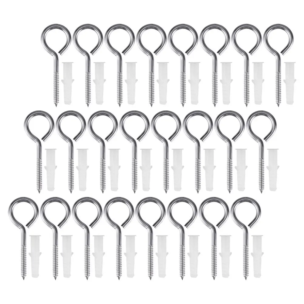 1Set Stainless Steel Screw Hooks Heavy Duty for Swing Hammock Indoor Outdoor Fixing Screws Rustproof Durable 
1Set Stainless Steel Screw Hooks Heavy Duty for Swing Hammock Indoor Outdoor Fixing Screws Rustproof Durable