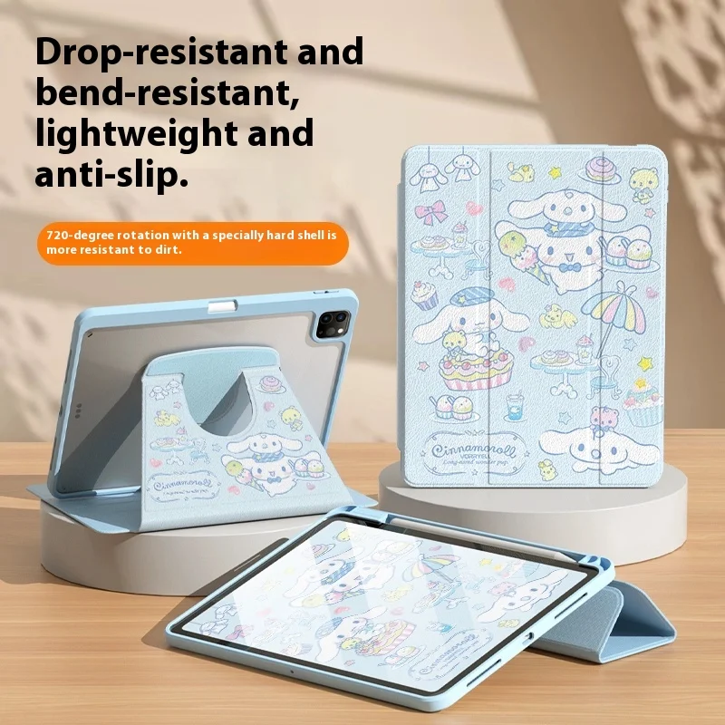 MINISO Cinnamoroll чехол для iPad Funda IPAD air 4 5 10-го 11-го поколения чехол для планшета ipad A16 11 дюймов Pro 4 5 6 Mini 6 7 защитный чехол
MINISO Cinnamoroll чехол для iPad Funda IPAD air 4 5 10-го 11-го поколения чехол для планшета ipad A16 11 дюймов Pro 4 5 6 Mini 6 7 защитный чехол