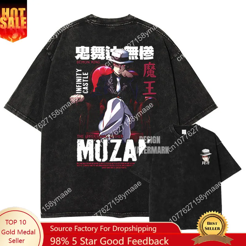 Футболка с изображением аниме Muzan, винтажные потертые футболки D-Demon S-Slayer, уличная одежда Kimetsu No Yaiba Tanjirou Mitsuri, футболки
Футболка с изображением аниме Muzan, винтажные потертые футболки D-Demon S-Slayer, уличная одежда Kimetsu No Yaiba Tanjirou Mitsuri, футболки